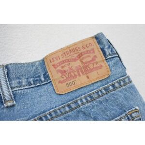 Levi's 560 Taper Comfort Fit Denim Jeans Blue Rugged Mens Sz 50 x 30